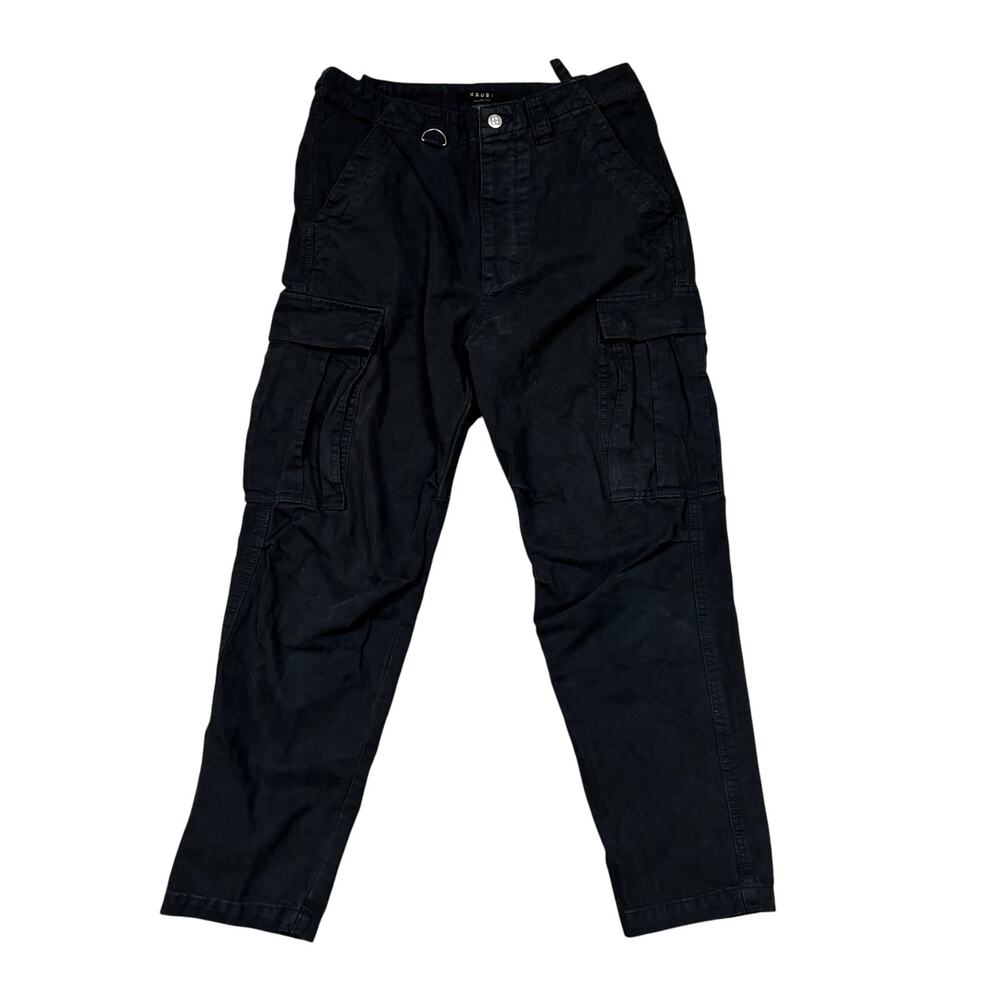 Ksubi Kraft Cargo Black Pants Men's 31x26.5 Streetwear Skater
